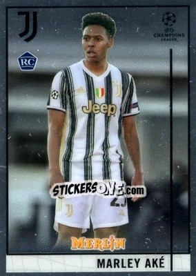 Sticker Marley Ake - Uefa Champions League & Europa League Chrome 2020-2021 n. 17 - Topps Merlin