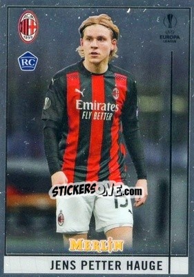 Sticker Jens Petter Hauge - UEFA Champions League & Europa League Chrome 2020-2021 - Topps Merlin