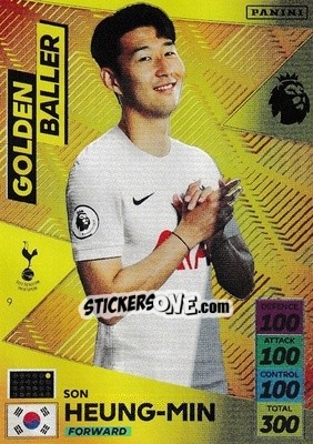 Sticker Heung-Min Son - English Premier League 2021-2022. Adrenalyn XL n. 9 - Panini
