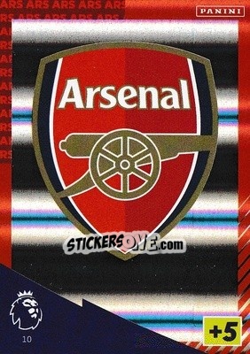 Sticker Club Badge - English Premier League 2021-2022. Adrenalyn XL n. 10 - Panini