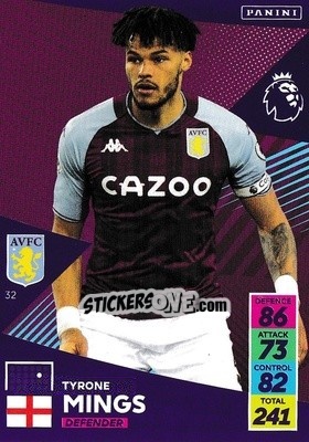 Sticker Tyrone Mings - English Premier League 2021-2022. Adrenalyn XL n. 32 - Panini