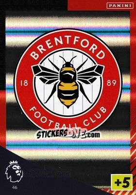 Sticker Club Badge - English Premier League 2021-2022. Adrenalyn XL n. 46 - Panini