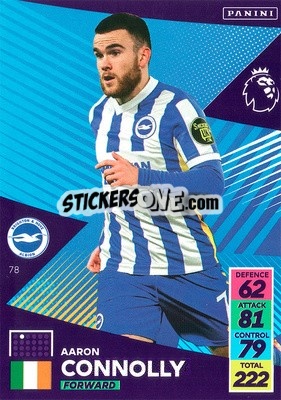Sticker Aaron Connolly - English Premier League 2021-2022. Adrenalyn XL - Panini