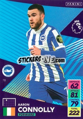 Cromo Aaron Connolly - English Premier League 2021-2022. Adrenalyn XL - Panini