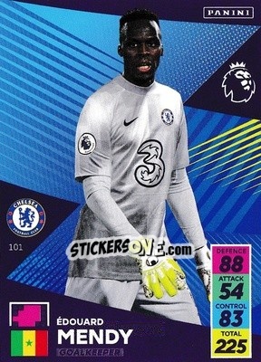 Sticker Édouard Mendy - English Premier League 2021-2022. Adrenalyn XL n. 101 - Panini