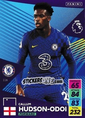 Sticker Callum Hudson-Odoi - English Premier League 2021-2022. Adrenalyn XL n. 116 - Panini