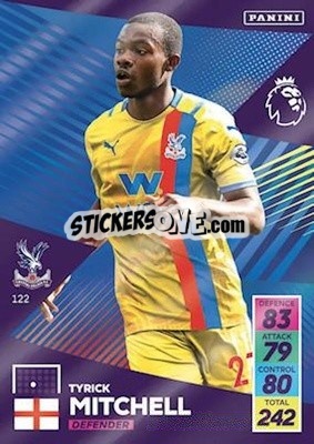 Figurina Tyrick Mitchell - English Premier League 2021-2022. Adrenalyn XL - Panini