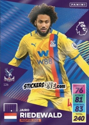 Cromo Jairo Riedewald - English Premier League 2021-2022. Adrenalyn XL n. 126 - Panini