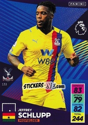 Sticker Jeffrey Schlupp - English Premier League 2021-2022. Adrenalyn XL n. 133 - Panini