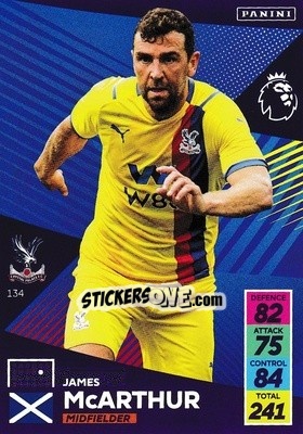 Sticker James Mcarthur - English Premier League 2021-2022. Adrenalyn XL n. 134 - Panini