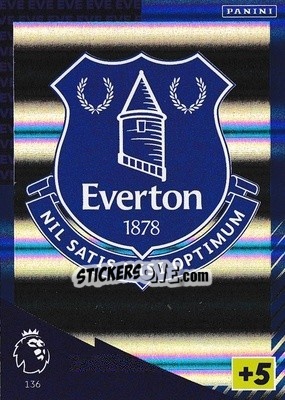 Sticker Club Badge - English Premier League 2021-2022. Adrenalyn XL n. 136 - Panini
