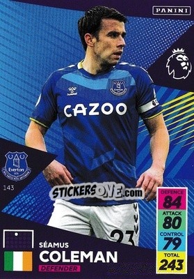 Sticker Seamus Coleman - English Premier League 2021-2022. Adrenalyn XL n. 143 - Panini
