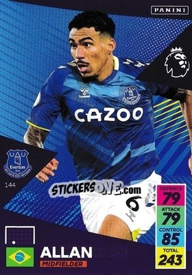 Sticker Allan - English Premier League 2021-2022. Adrenalyn XL - Panini