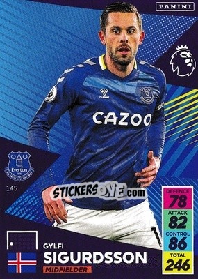 Sticker Gylfi Sigurdsson - English Premier League 2021-2022. Adrenalyn XL n. 145 - Panini