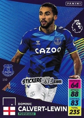 Sticker Dominic Calvert-Lewin - English Premier League 2021-2022. Adrenalyn XL n. 150 - Panini
