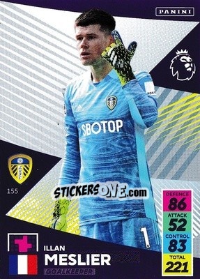 Sticker Illan Meslier - English Premier League 2021-2022. Adrenalyn XL - Panini