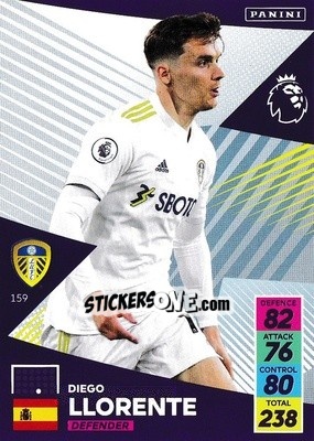 Sticker Diego Llorente - English Premier League 2021-2022. Adrenalyn XL n. 159 - Panini