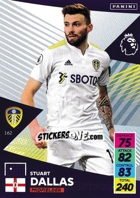 Sticker Stuart Dallas - English Premier League 2021-2022. Adrenalyn XL n. 162 - Panini