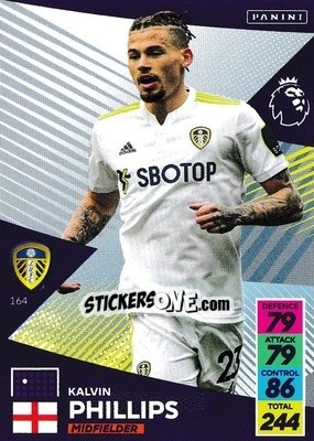 Cromo Kalvin Phillips - English Premier League 2021-2022. Adrenalyn XL - Panini