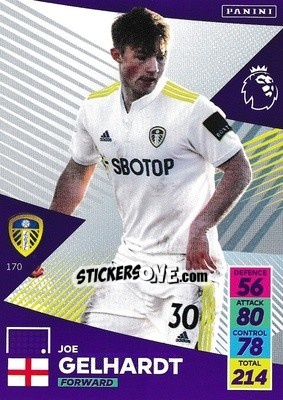 Sticker Joe Gelhardt - English Premier League 2021-2022. Adrenalyn XL n. 170 - Panini