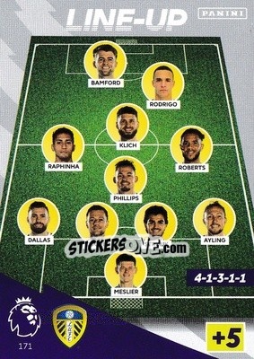 Sticker Line-Up - English Premier League 2021-2022. Adrenalyn XL n. 171 - Panini
