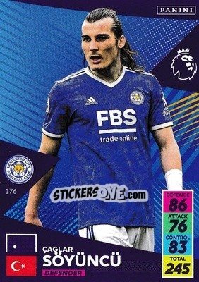 Sticker Caglar Söyüncü - English Premier League 2021-2022. Adrenalyn XL - Panini