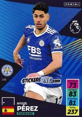 Sticker Ayoze Pérez - English Premier League 2021-2022. Adrenalyn XL n. 188 - Panini