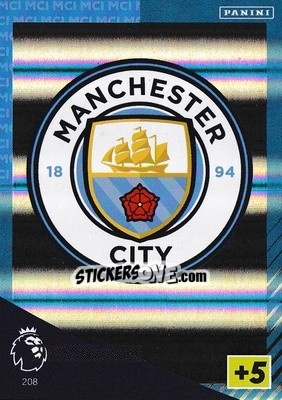 Sticker Club Badge - English Premier League 2021-2022. Adrenalyn XL n. 208 - Panini