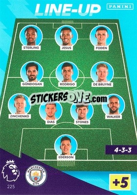 Sticker Line-Up - English Premier League 2021-2022. Adrenalyn XL n. 225 - Panini