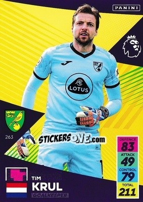 Figurina Tim Krul - English Premier League 2021-2022. Adrenalyn XL - Panini