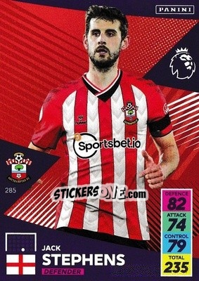 Sticker Jack Stephens - English Premier League 2021-2022. Adrenalyn XL - Panini