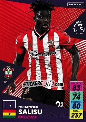 Sticker Mohammed Salisu - English Premier League 2021-2022. Adrenalyn XL - Panini