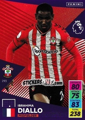 Sticker Ibrahima Diallo - English Premier League 2021-2022. Adrenalyn XL - Panini