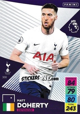 Figurina Matt Doherty - English Premier League 2021-2022. Adrenalyn XL - Panini