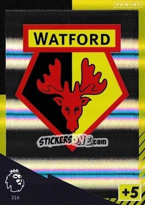 Sticker Club Badge - English Premier League 2021-2022. Adrenalyn XL n. 316 - Panini
