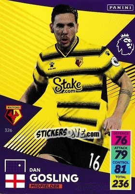Sticker Dan Gosling - English Premier League 2021-2022. Adrenalyn XL n. 326 - Panini