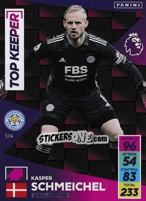 Sticker Kasper Schmeichel - English Premier League 2021-2022. Adrenalyn XL n. 374 - Panini