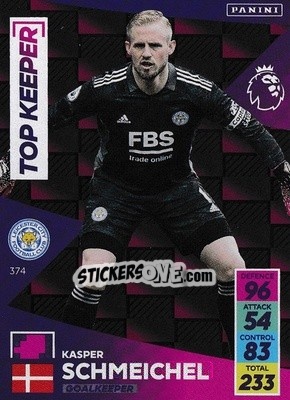 Cromo Kasper Schmeichel - English Premier League 2021-2022. Adrenalyn XL - Panini