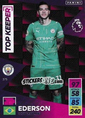 Sticker Ederson - English Premier League 2021-2022. Adrenalyn XL n. 375 - Panini