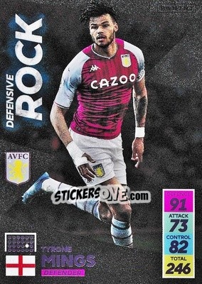 Sticker Tyrone Mings - English Premier League 2021-2022. Adrenalyn XL n. 379 - Panini