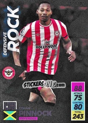 Sticker Ethan Pinnock - English Premier League 2021-2022. Adrenalyn XL n. 380 - Panini