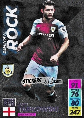 Cromo James Tarkowski - English Premier League 2021-2022. Adrenalyn XL - Panini