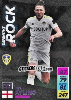 Sticker Luke Ayling - English Premier League 2021-2022. Adrenalyn XL n. 383 - Panini