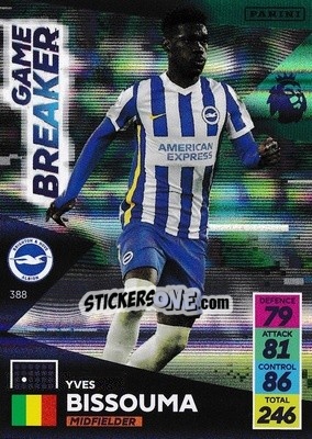 Sticker Yves Bissouma - English Premier League 2021-2022. Adrenalyn XL n. 388 - Panini