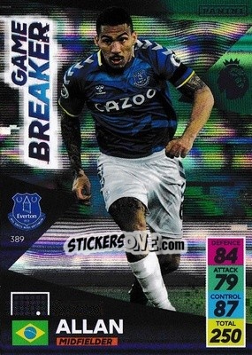 Sticker Allan - English Premier League 2021-2022. Adrenalyn XL n. 389 - Panini