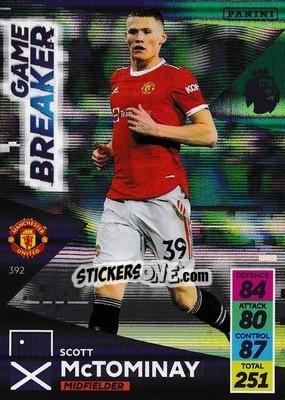 Sticker Scott McTominay - English Premier League 2021-2022. Adrenalyn XL n. 392 - Panini