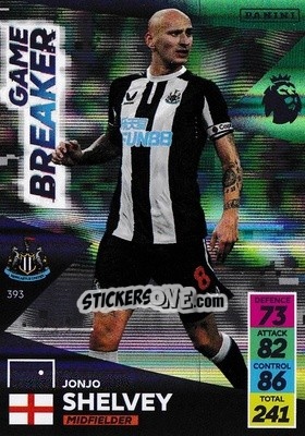 Sticker Jonjo Shelvey - English Premier League 2021-2022. Adrenalyn XL - Panini