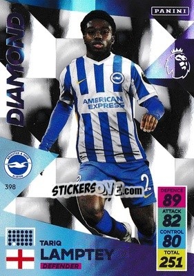 Figurina Tariq Lamptey - English Premier League 2021-2022. Adrenalyn XL - Panini