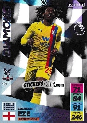 Sticker Eberechi Eze - English Premier League 2021-2022. Adrenalyn XL n. 400 - Panini