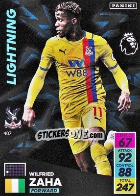 Sticker Wilfried Zaha - English Premier League 2021-2022. Adrenalyn XL n. 407 - Panini